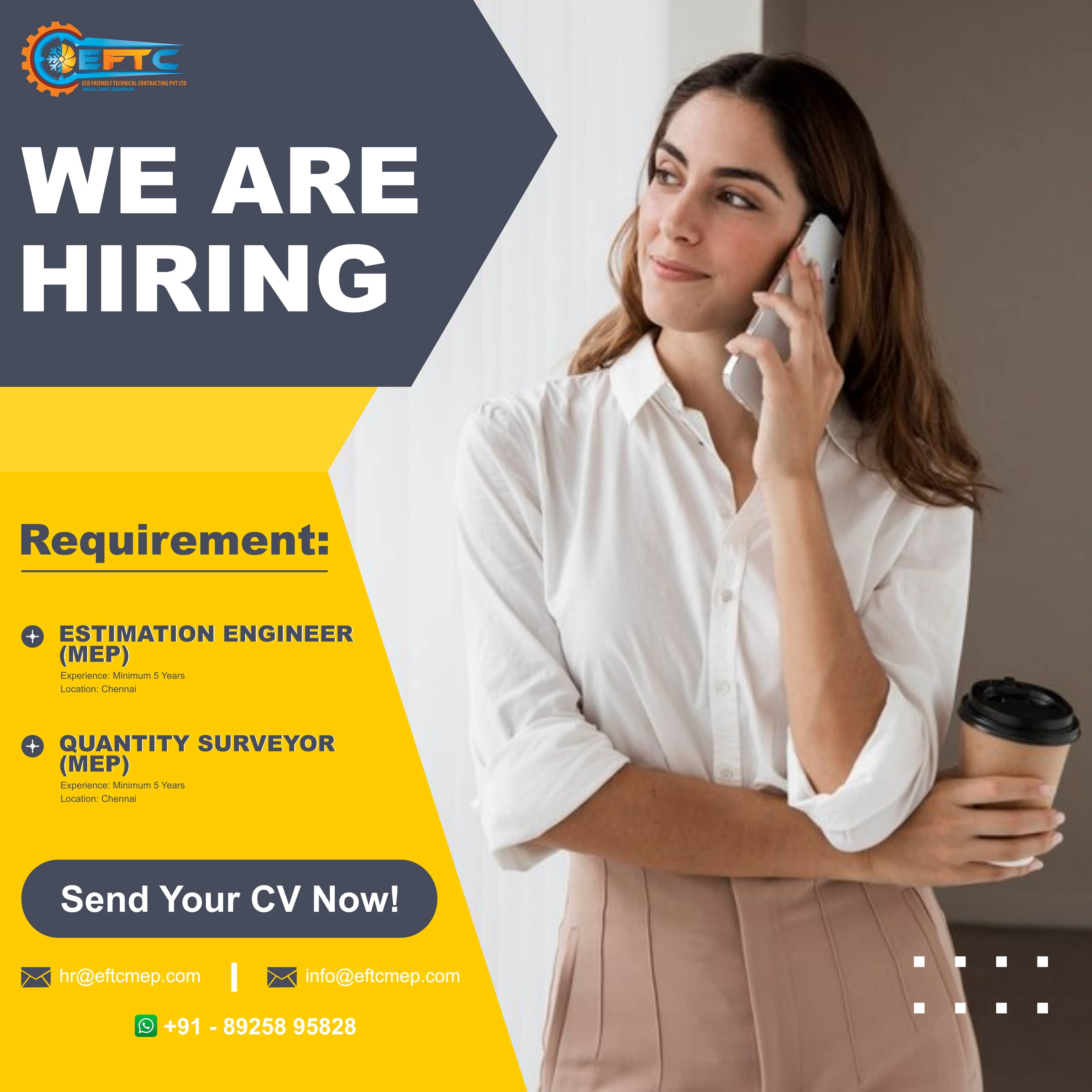 EFTC Pvt. Ltd - WE'RE HIRING!