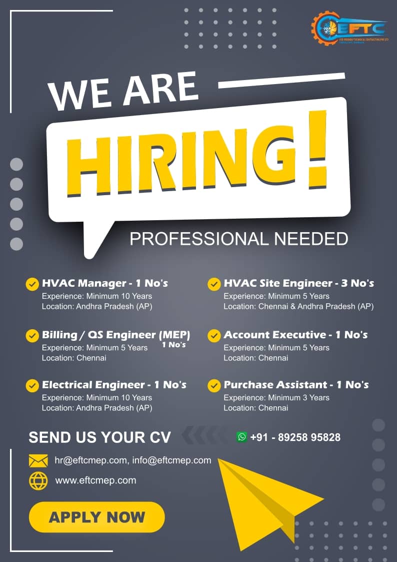 EFTC Pvt. Ltd - WE'RE HIRING!