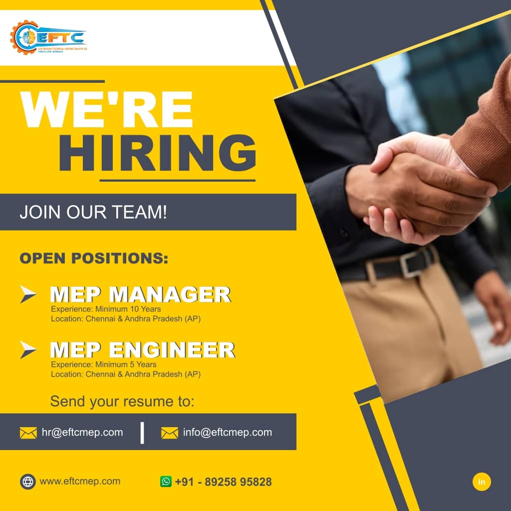 EFTC Pvt. Ltd - WE'RE HIRING!