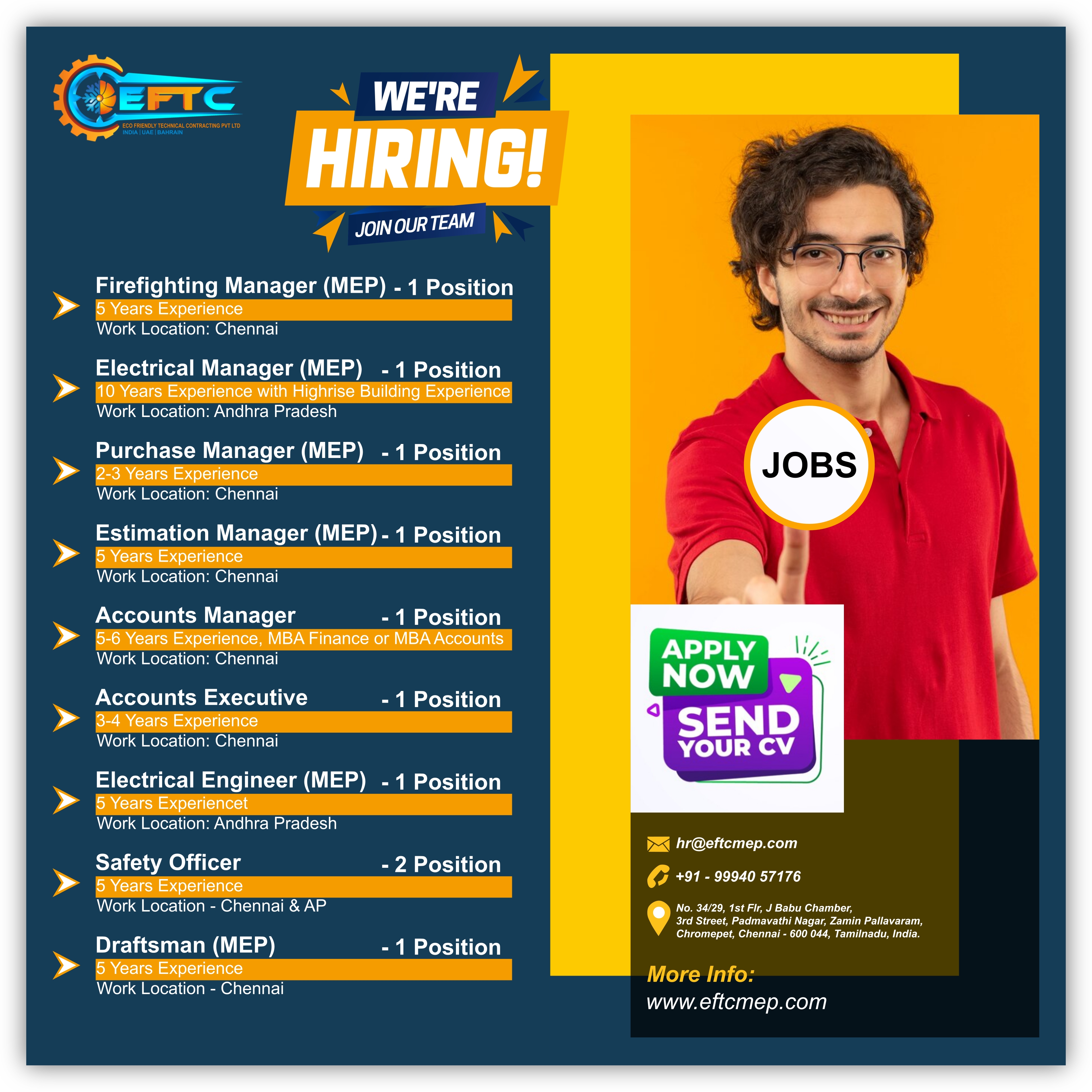 EFTC Pvt. Ltd - WE'RE HIRING!